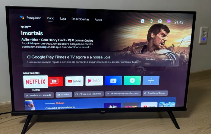 Smart tv 32 TCL tudo funcionando 