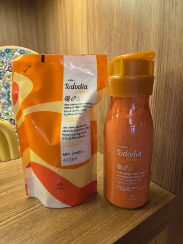 Hidratante corporal 400ml Tododia Energia e refil 