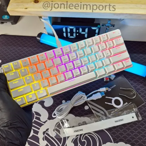 Teclado Mecânico 60% AJAZZ NK61 (Novo)