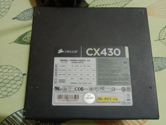 Fonte cx430 Corsair