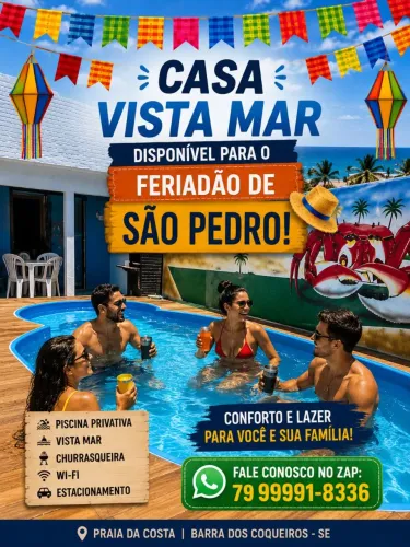 Casa com vista para o mar , praia da costa Barra dos coqueiros se ZAP *