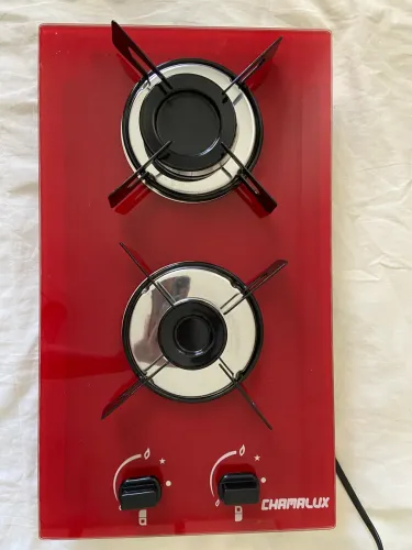 Cooktop 2 Bocas Vermelho marca Chamalux
