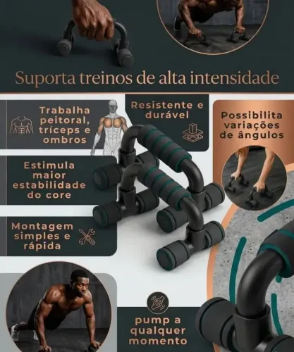 Par de Barras de Flexão chão
