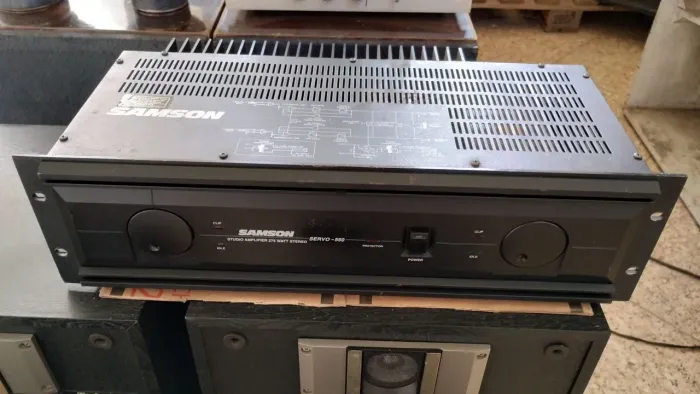 Amplificador Samson Servo-550, não cygnus gradiente polyvox 