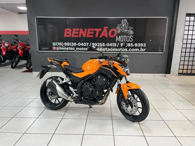 HONDA CB 500F ABS LARANJA 2019