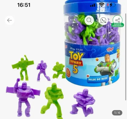 Exército do Buzz Toy Story 36 miniaturas