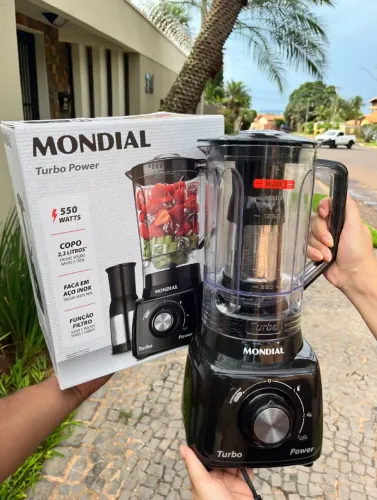 Liquidificador Turbo 55w Mondial.