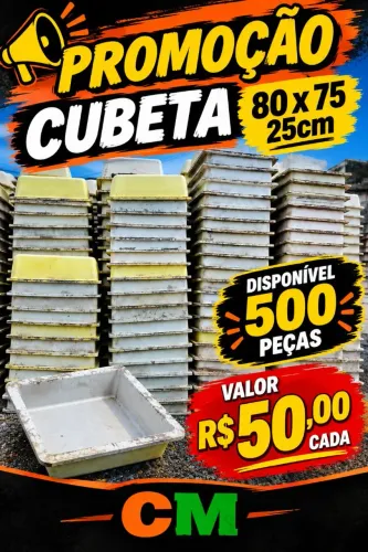 Cubeta nervurada