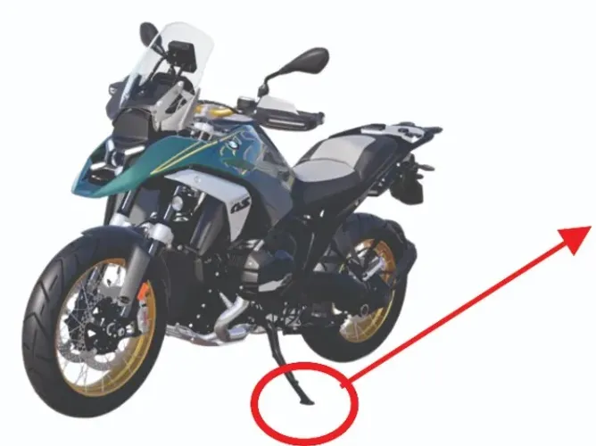 Ampliador de pezinho (descanso lateral) BMW R1300GS