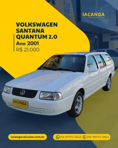 Volkswagen Quantum 1.8 MI/ 1.8i (álcool) 2001
