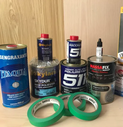 Produtos pra pintura automotiva 