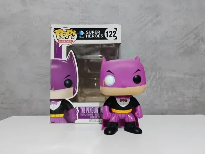 Funko Pop DC Penguin as Batman #122 Original com Caixa