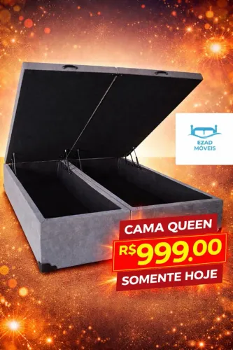 CAMAS CASAL SOLTEIRO BAÚ E BOX DIRETO DE FÁBRICA