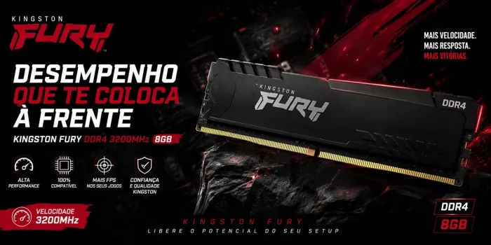 Kingston Fury DDR4 3200Mhz 8Gb