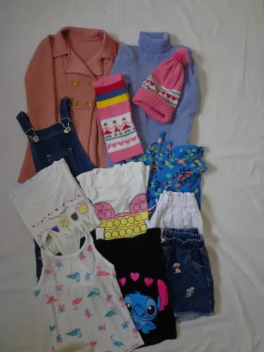 Lote de roupas infantil 12 peças Tam. 8 anos