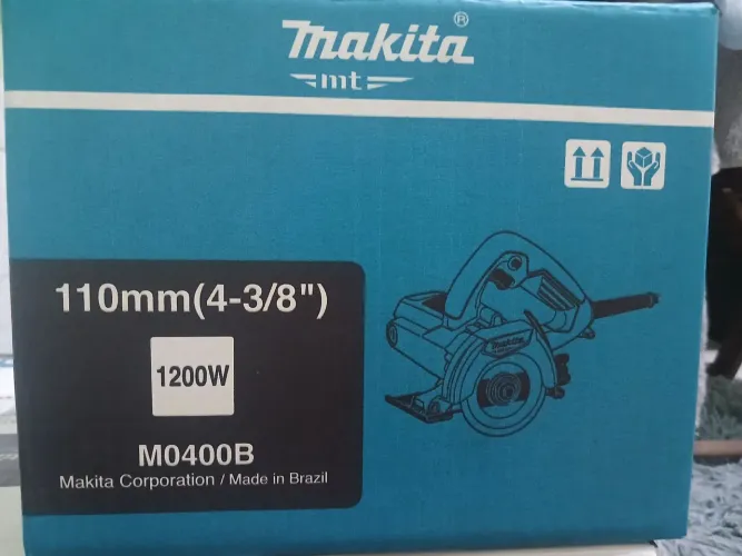 Serra Mármore Makita M0400B 110mm ? NOVA Lacrada! 127V