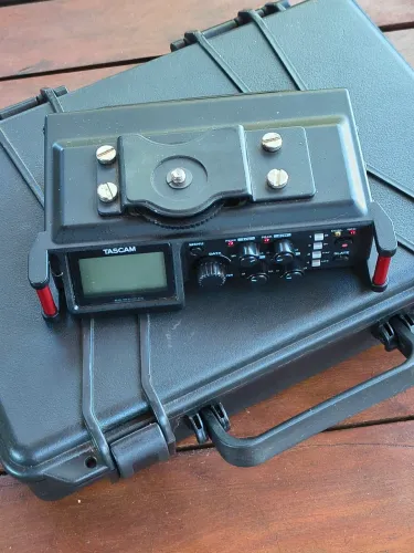 gravador tascam dr 70d com case