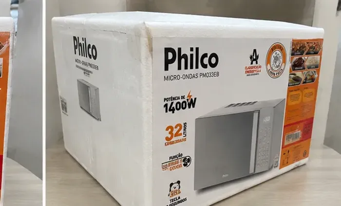 Microondas Philco 32L PMO33EB Novo Lacrado 220V