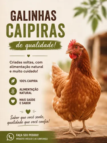 Galinhas caipira