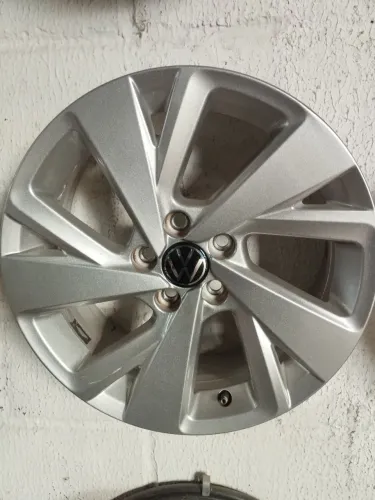 Roda Avulsa VW Volkswagen Polo/NIVUS/Virtus Aro 16 5x100 Prata Original