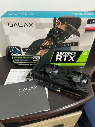 RTX 3060 12gb GDDR6 em estado de NOVA