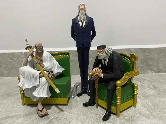 One Piece Ichiban Kuji Throne of Power Gorosei Marcus Mars Saturn Nusjuro