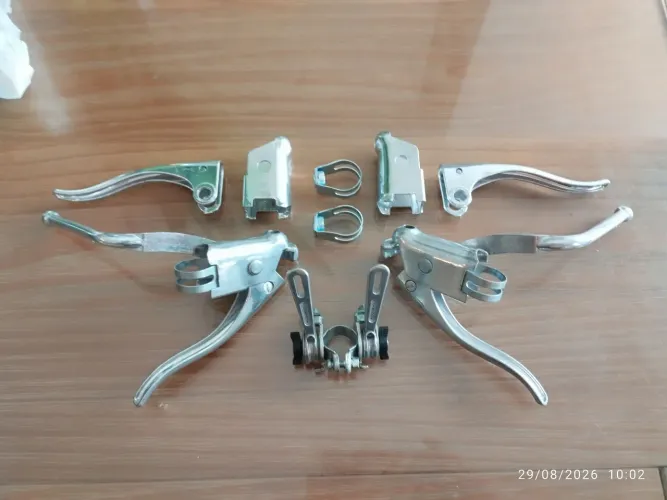Manetes de freio e passador de câmbio - Caloi 10, Monark 10, Peugeot, Raleigh
