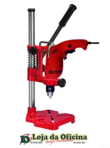 Suporte Para Furadeira Metalcava Hobby Vermelho