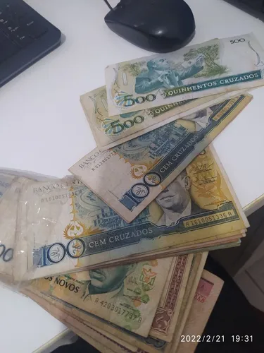 Notas antigas cerca de 30 notas 
