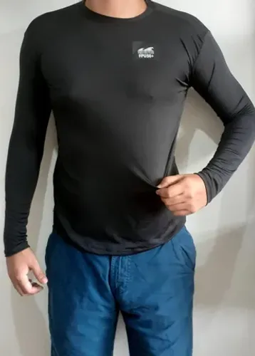 Camisa Uv 50 Proteção Solar Malha Fria Longa Unissex.