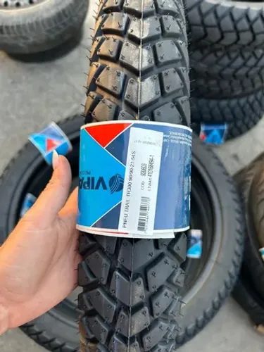 Pneu de moto dianteiro vipal aro 90/90/21