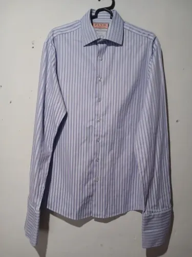 Camisa social listrada Thomas Pink