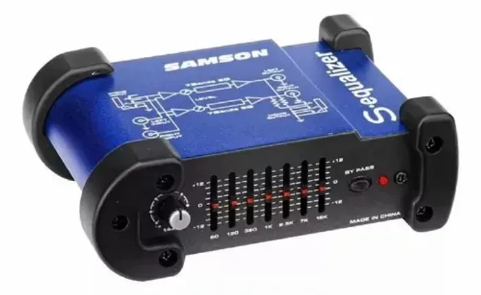 Equalizador Samson S-Graphic Mini Stereo de 7 bandas
