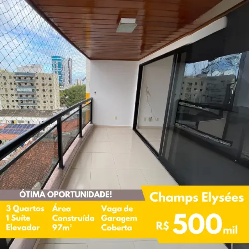 FIT - Apto. Pelinca - 3 Quartos (sendo 1 suíte) - Portaria 24h