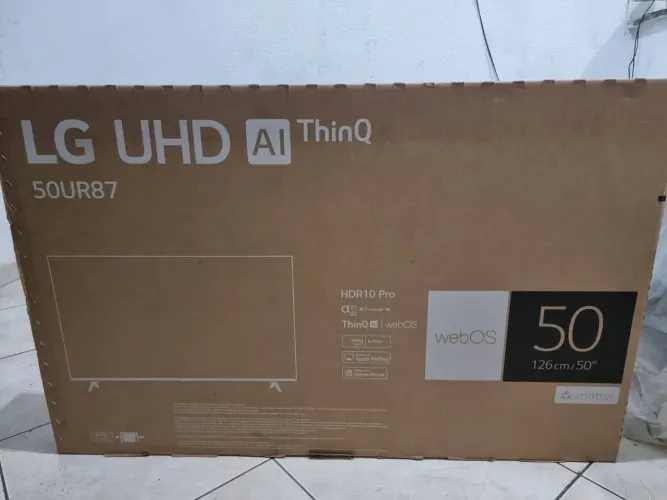 Tv smart LG 50 polegadas 4k ultra 