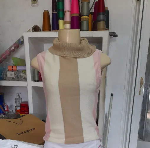 Blusa gola rolê
