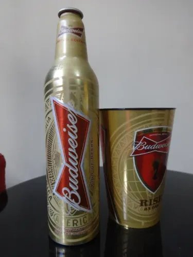 Garrafa de Aluminio e Copo Comemorativo Copa 2014