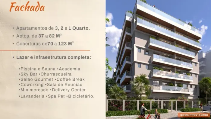 Condomínio Conviva Life Camboinhas - Apto 1, 2 e 3 quartos - Lançamento!