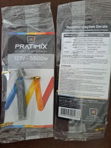 RESISTÊNCIA DA PRATIMIX 127V 5500W 3T0155