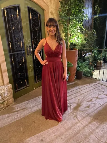 Vestido Longo Festa Vermelho