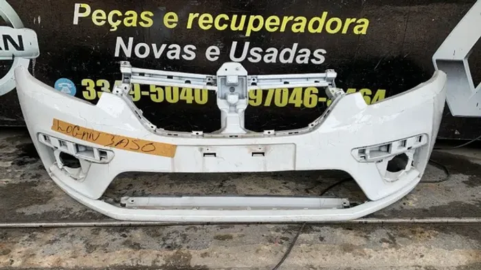 Parachoque Dianteiro Renault Sandero Logan 2021 Branco