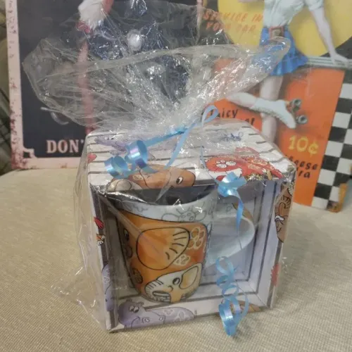 Caneca Decorada com embalagem presente