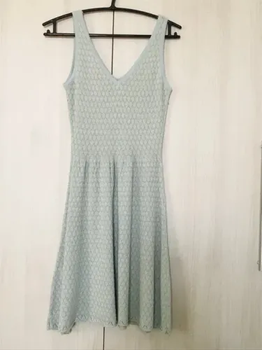 Vestido azul dourado!