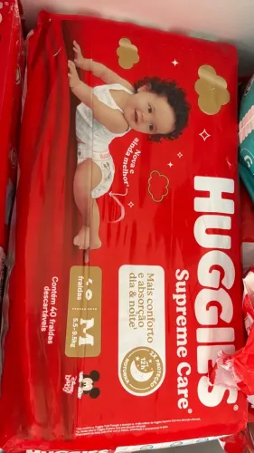 Fralda Huggies M 40 unidades