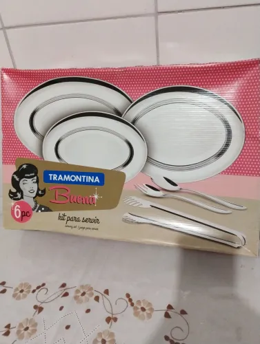 Kit para Servir Tramontina Buena 6 peças