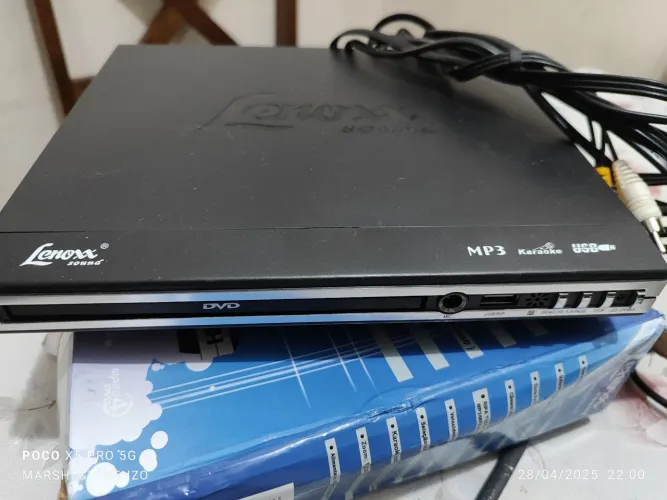 DVD Player Lenox com MP3 Karaoke