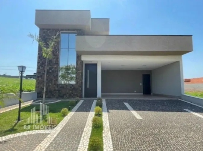 RR0049 LINDA CASA MODERNA A VENDA 204m² - JARDIM RECANTO DAS ÁGUAS - OPORTUNIDADE - 3 Dorm
