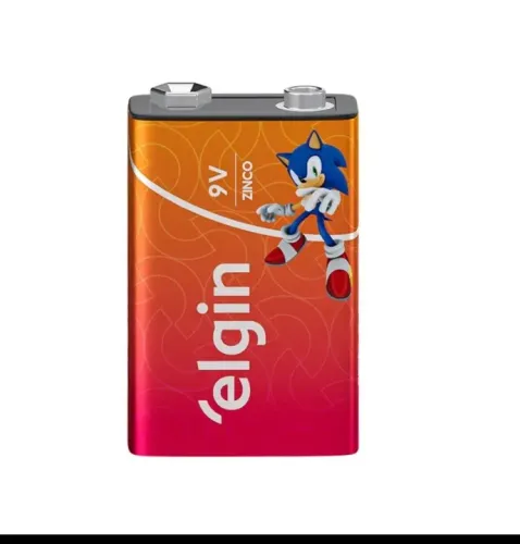 Bateria Elgin 9V Sonic - Para Sega