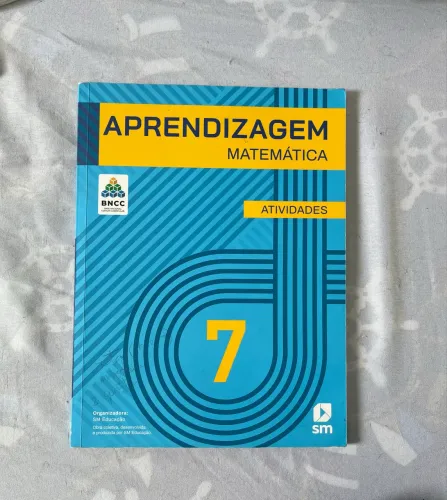 Livro Aprendizagem Matemática 7º ano Editora SM