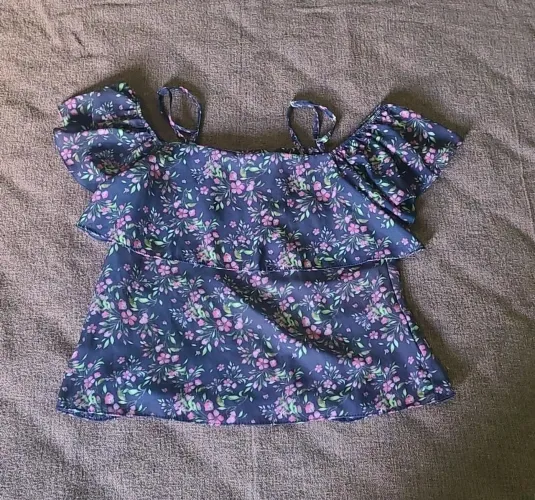 Blusa de Flores para Menina 
